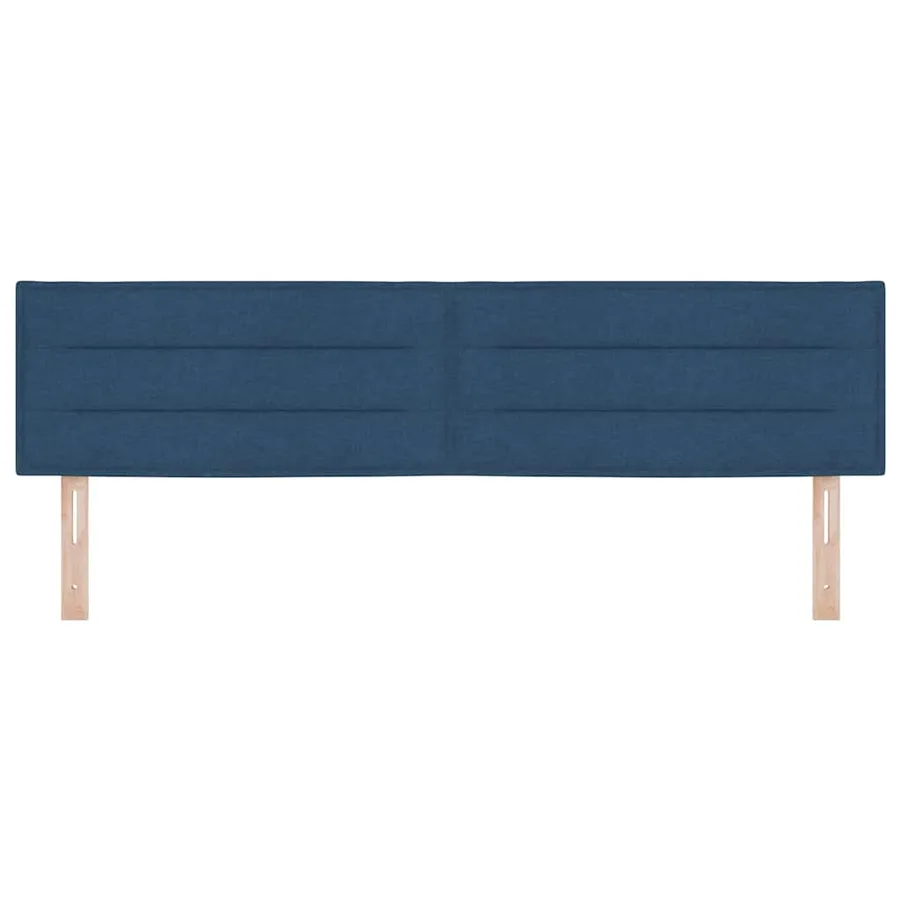 Tête de lit LED avec bandes LED Bleu 180 cm tissu - 5