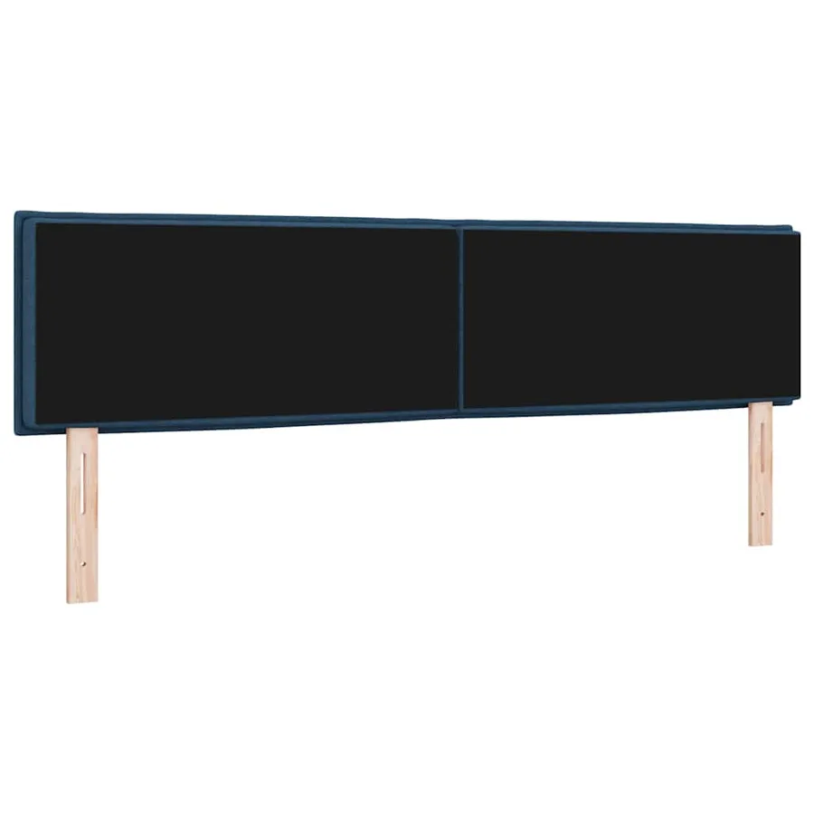 Tête de lit LED avec bandes LED Bleu 180 cm tissu - 7