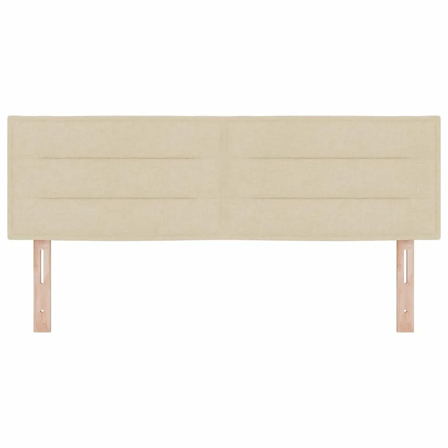 Tête de lit Crème 144 cm tissu - 4