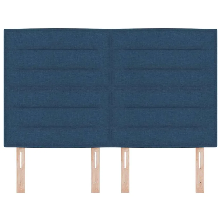 Tête de lit LED avec bandes LED Bleu 144 cm tissu - 5