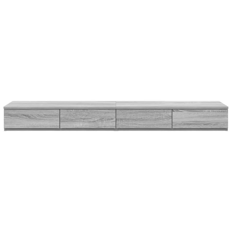 Tiroirs de lit avec tiroir Gris Sonoma 150 x 36,5 x 16,5 cm - 6