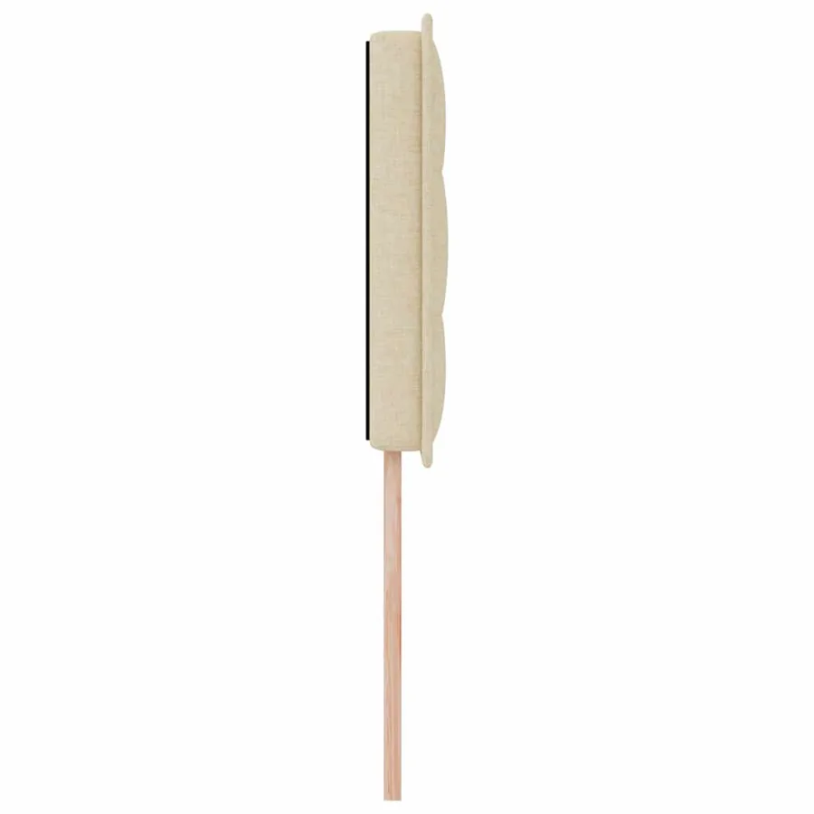 Tête de lit LED avec bandes LED Crème 100 cm tissu - 6
