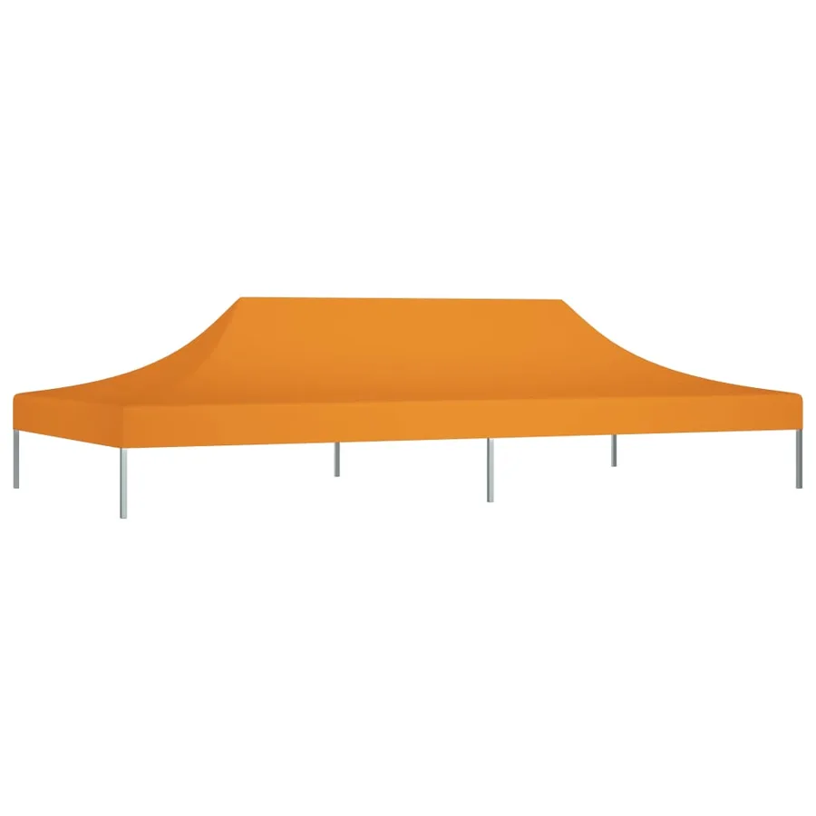 Toit de tente de réception 6x3 m Orange 270 g/m² - 2