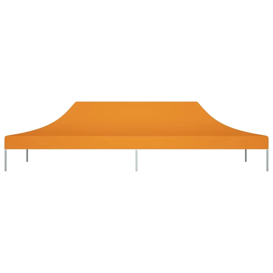 Toit de tente de réception 6x3 m Orange 270 g/m² - 3