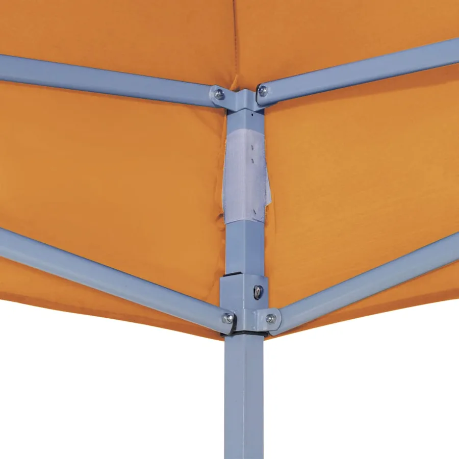 Toit de tente de réception 6x3 m Orange 270 g/m² - 5