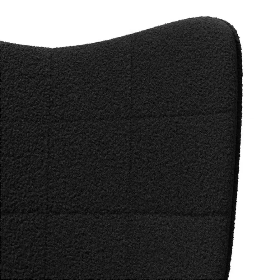 fauteuil Noir 62 x 67 x 95,5 cm Tissu Sherpa - 7