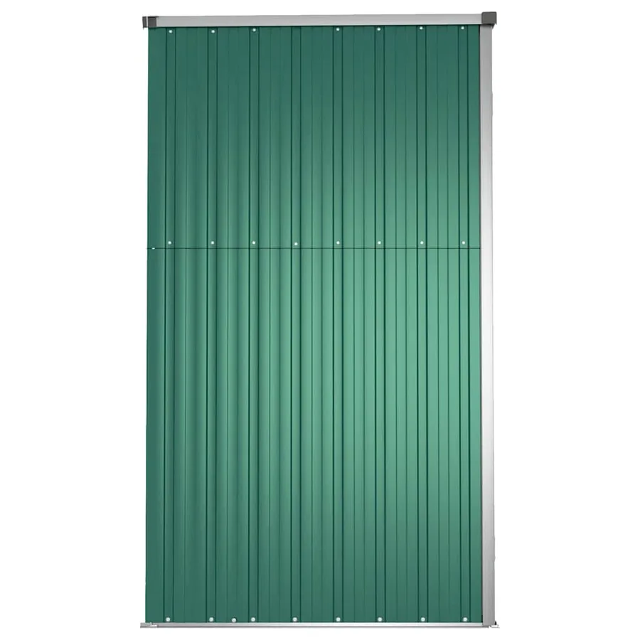 Abri à outils de jardin Vert 225x89x161 cm Acier galvanisé - 5