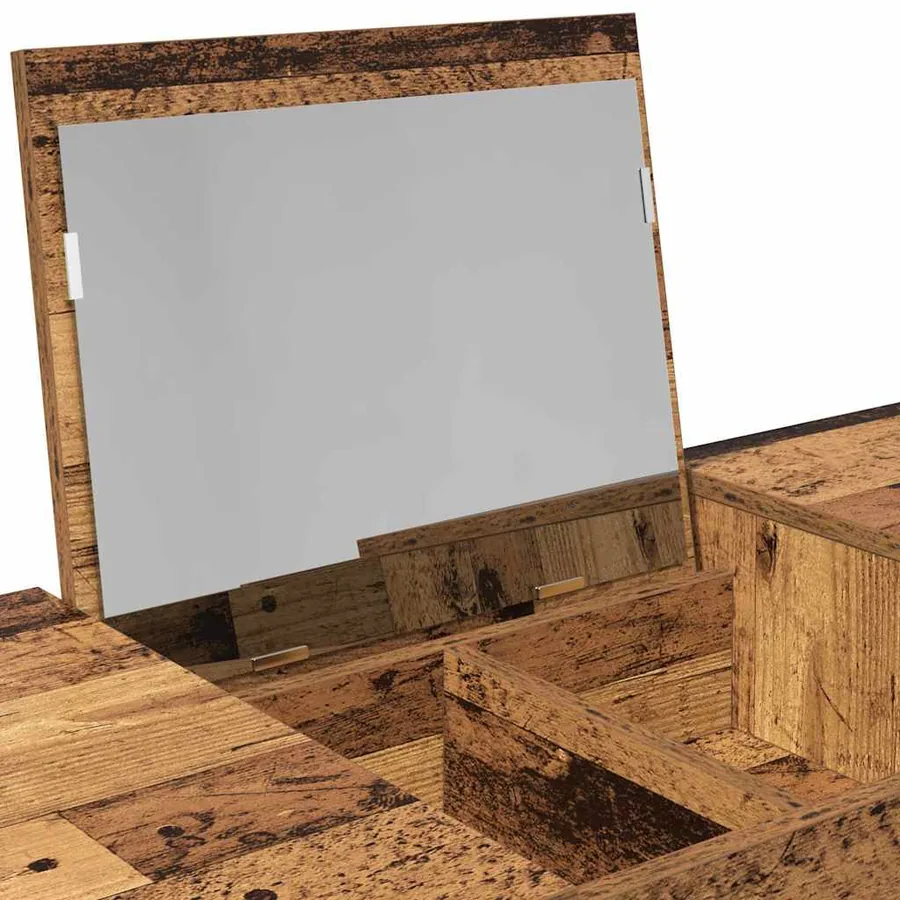 Table de cosmétiques avec tiroir Bois ancien 100 x 45 x 76 cm - 10