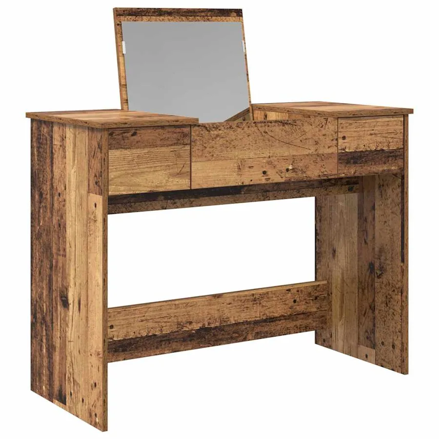 Table de cosmétiques avec tiroir Bois ancien 100 x 45 x 76 cm - 5