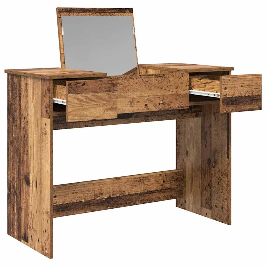 Table de cosmétiques avec tiroir Bois ancien 100 x 45 x 76 cm - 6