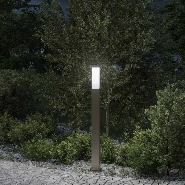 Borne lumineuse 80 cm en acier inoxydable IP44