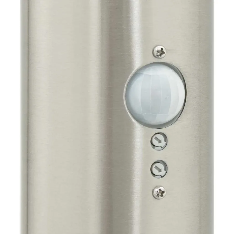Borne lumineuse avec détecteur et prise 110 cm acier inoxydable IP44 - 8
