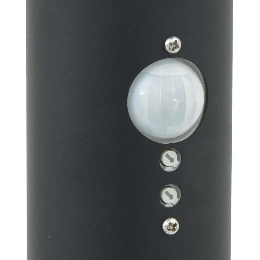 Bornes lumineuses avec détecteur et prise lot de 3 50 cm acier inoxydable IP44 - 7