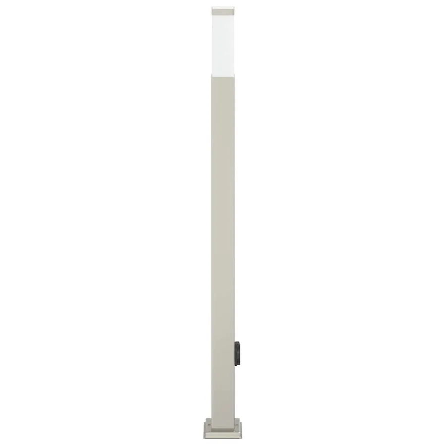 Borne lumineuse avec sortie 110 cm en acier inoxydable IP44 - 4