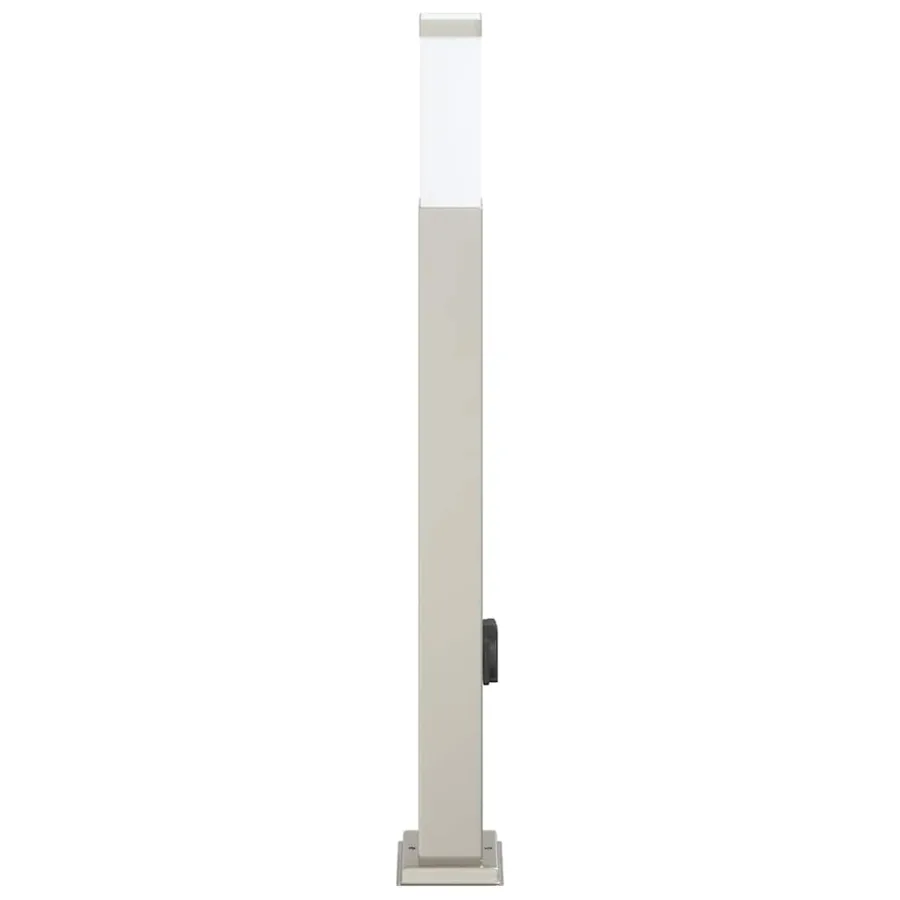 Borne lumineuse avec sortie 80 cm en acier inoxydable IP44 - 4