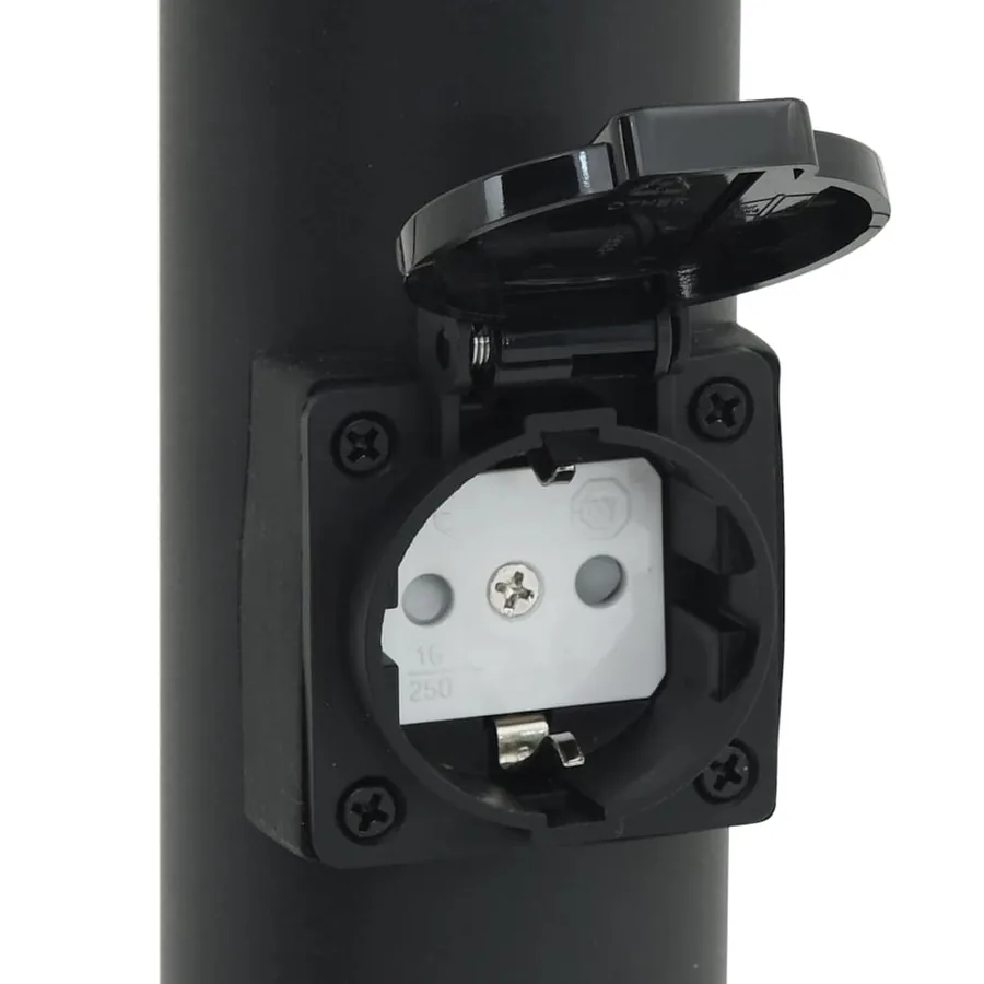 Borne lumineuse avec sortie 50 cm en acier inoxydable IP44 - 9