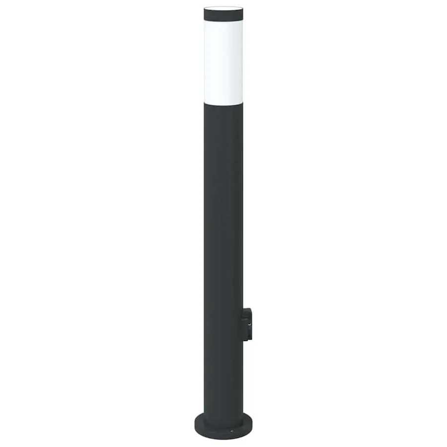 Borne lumineuse avec sortie 80 cm en acier inoxydable IP44 - 4