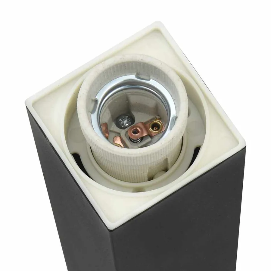 Bornes lumineuses avec détecteur lot de 3 80 cm noir IP44 - 8