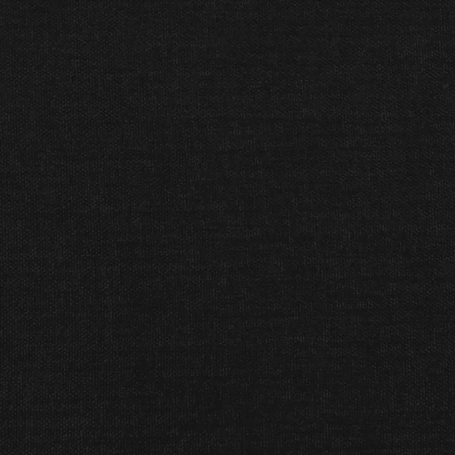 Tête de lit avec oreilles Noir 183x16x78/88 cm Tissu - 6