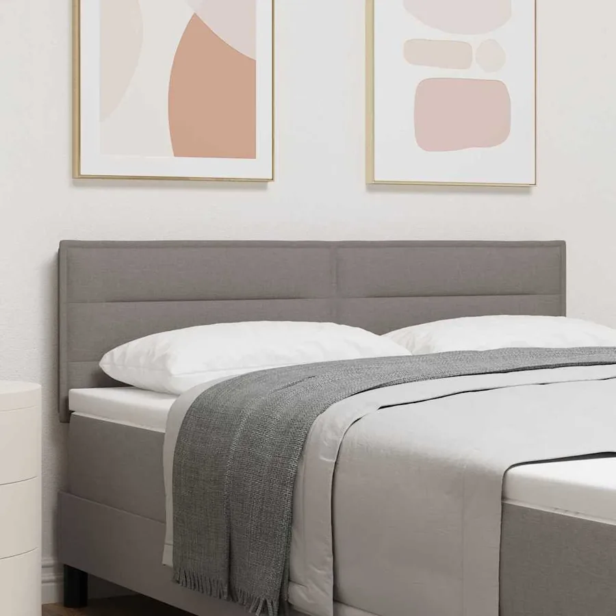 Tête de lit Taupe 160 cm tissu