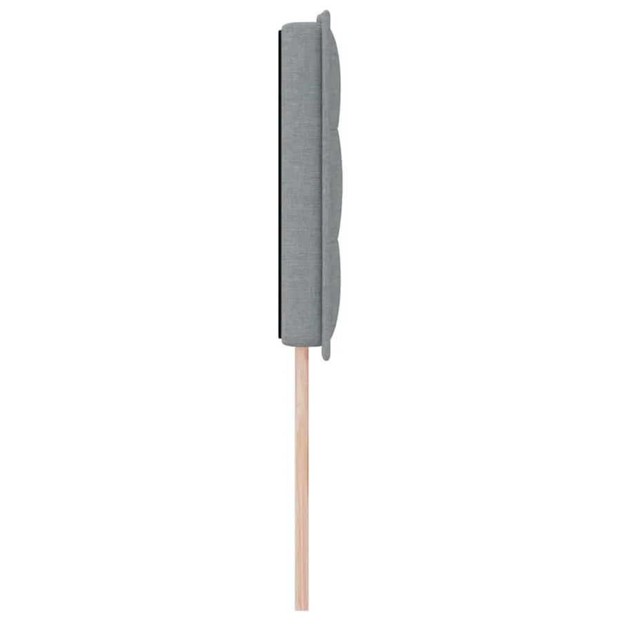 Tête de lit Gris clair 144 cm tissu - 6