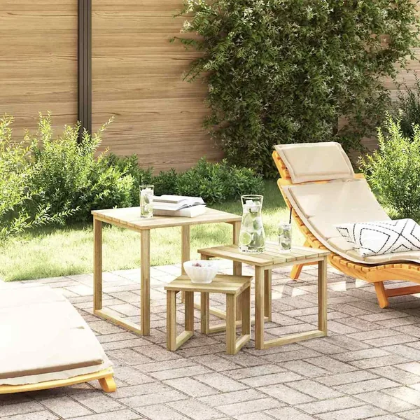 table 3 pcs Naturel Pinède imprégnée