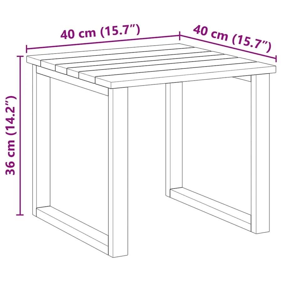 table 3 pcs Naturel Pinède imprégnée - 8