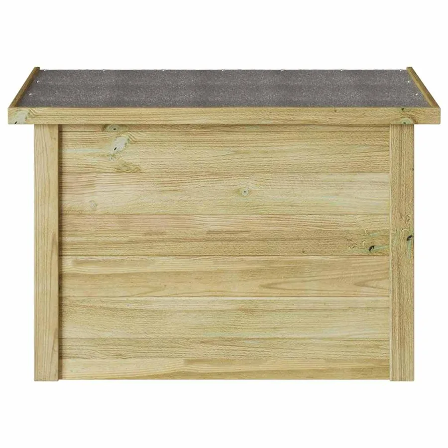 Boîte de rangement Naturel 80 x 44,5 x 57,5 cm Pinède imprégnée - 5