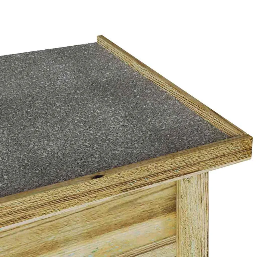 Boîte de rangement Naturel 80 x 44,5 x 57,5 cm Pinède imprégnée - 8
