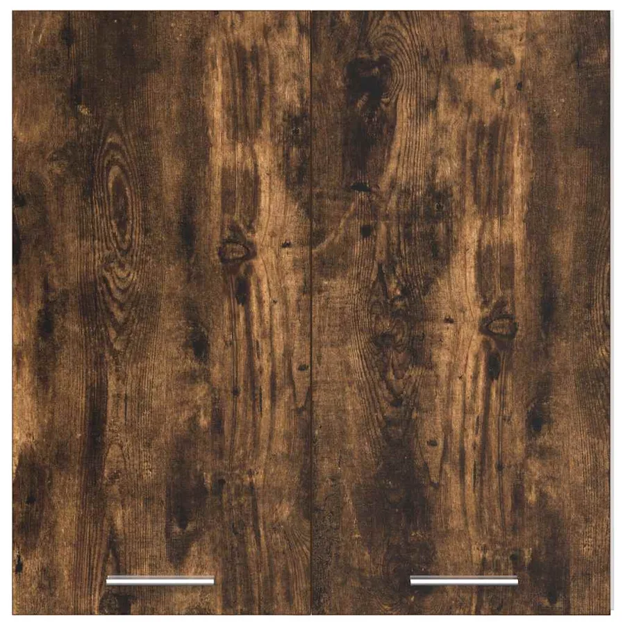 Armoire suspendue "Lyon" Chêne fumé 60 x 31 x 60 cm Bois d'ingénierie - 6