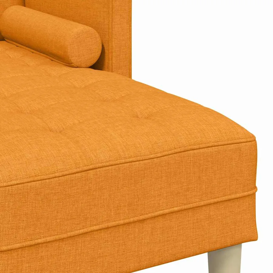 Ensemble de Canapés avec coussin Jaune foncé Polyester - 7