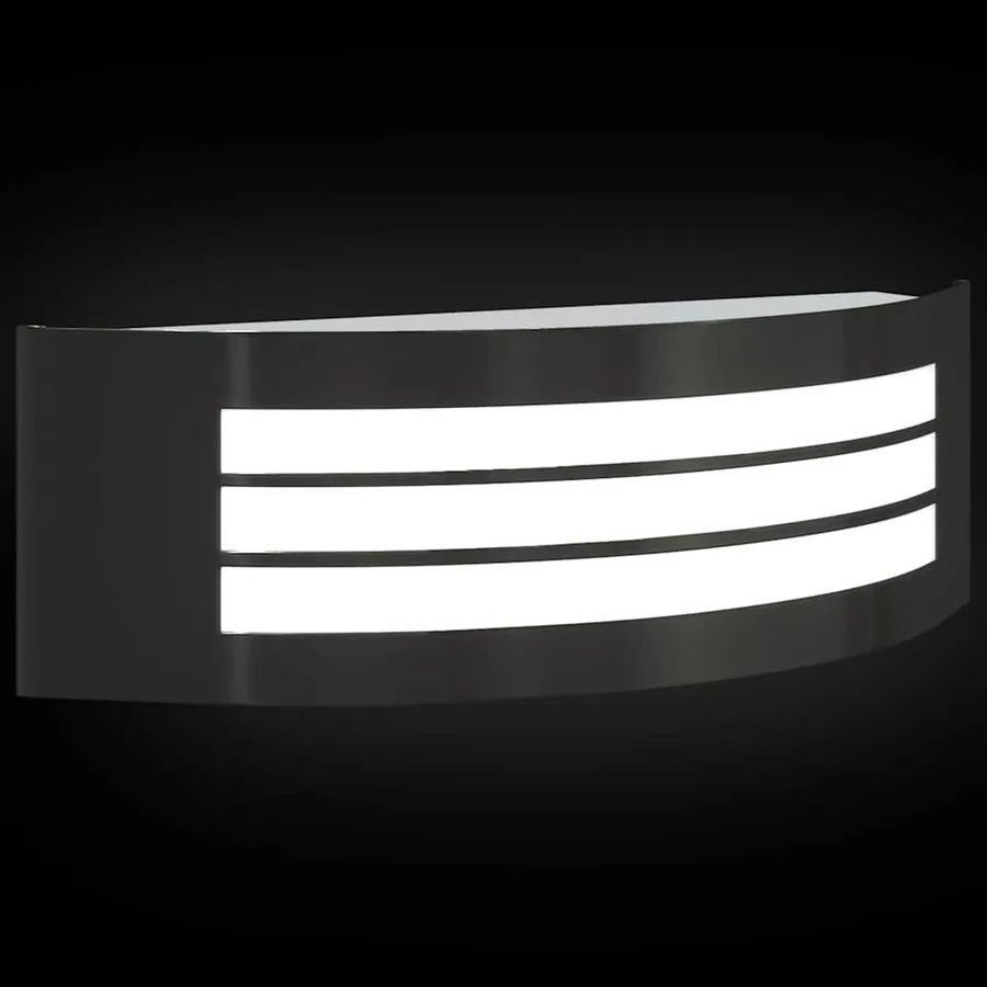 Applique Murale Extérieure 2 pcs Noir 32 x 10 x 10 cm - 11