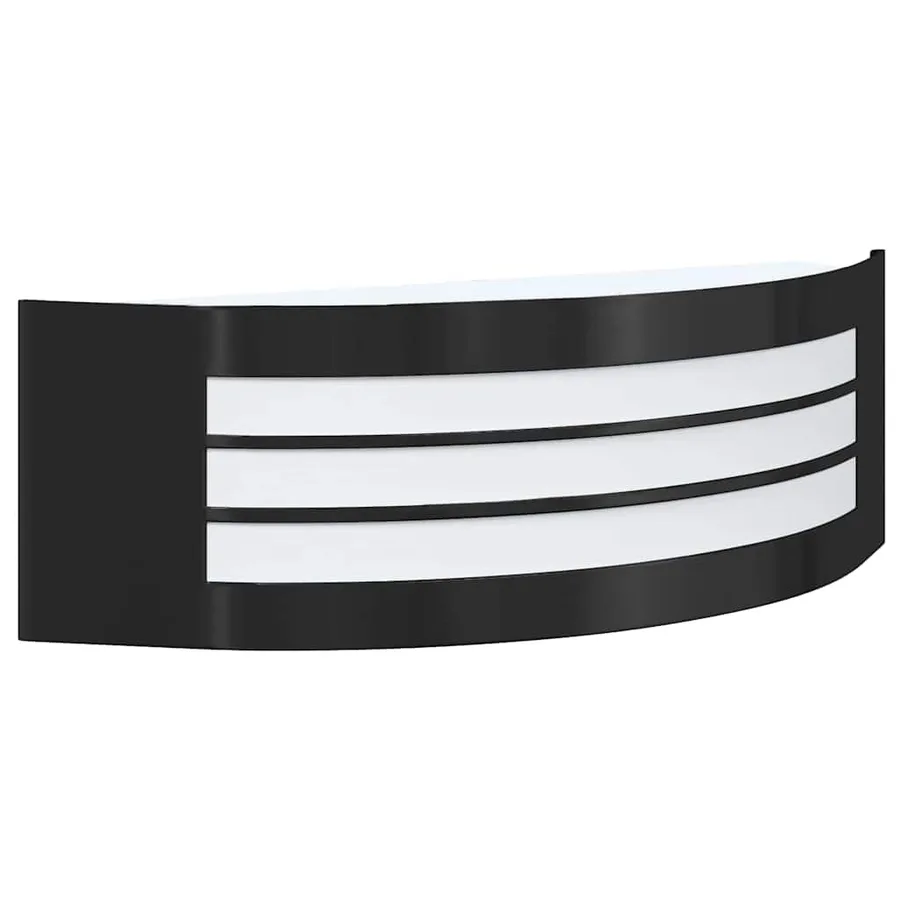 Applique Murale Extérieure 2 pcs Noir 32 x 10 x 10 cm - 4