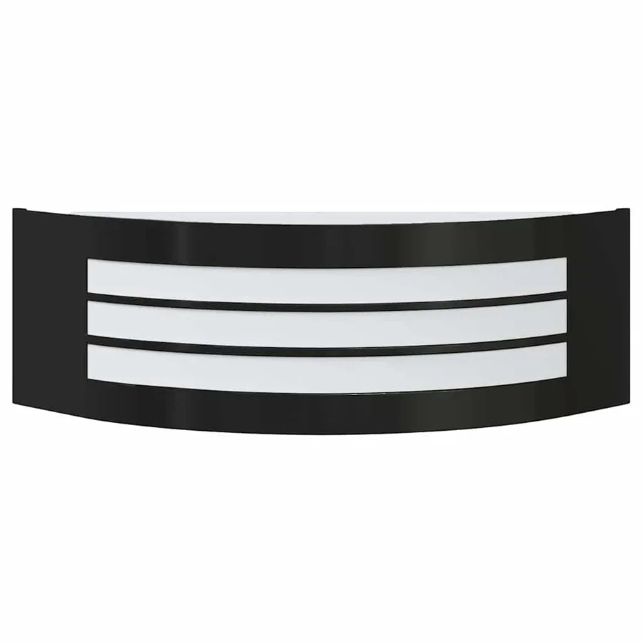 Applique Murale Extérieure 2 pcs Noir 32 x 10 x 10 cm - 5
