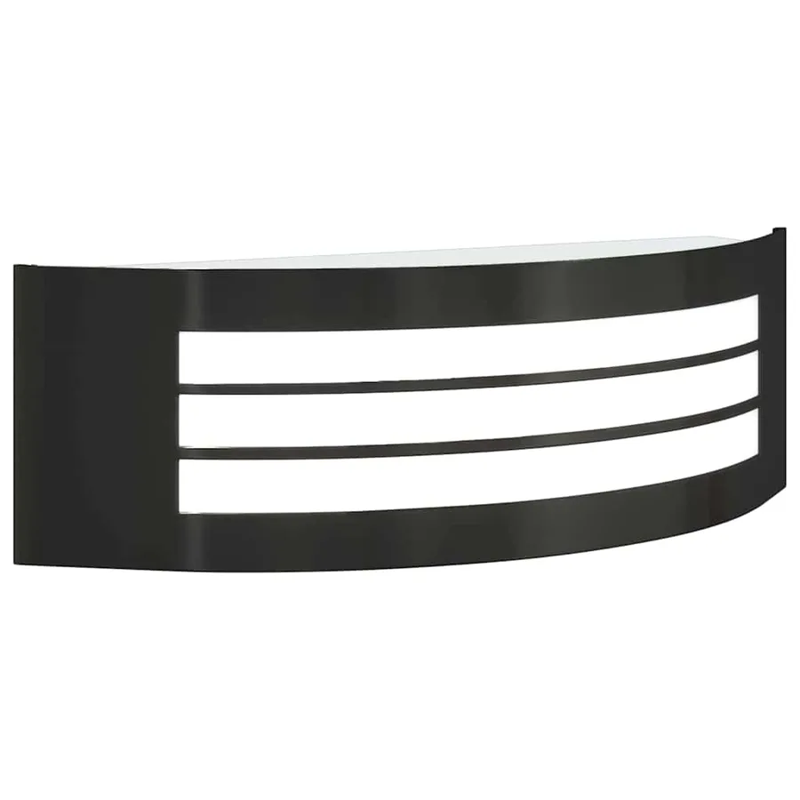 Applique Murale Extérieure 2 pcs Noir 32 x 10 x 10 cm - 8