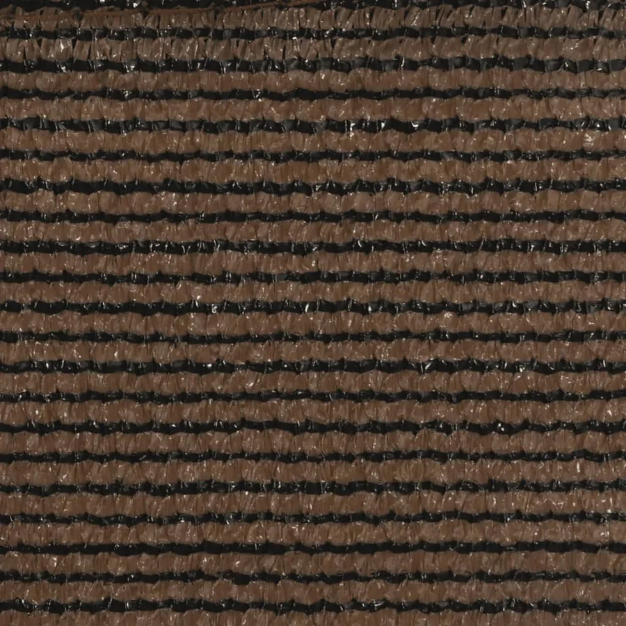 Voile d'ombrage 160 g/m² Marron 2,5x4 m PEHD - 9
