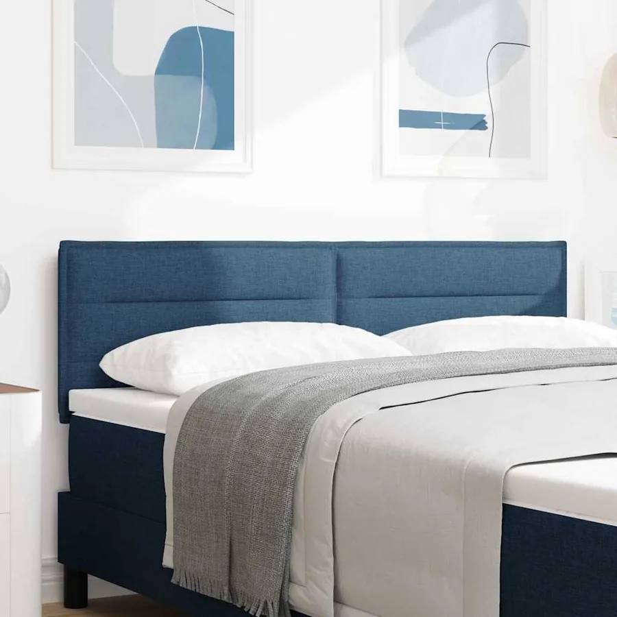 Tête de lit Bleu 160 cm tissu