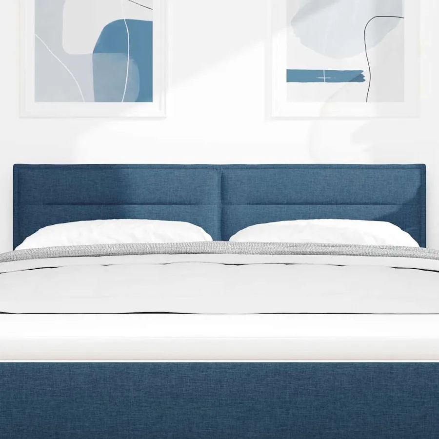 Tête de lit Bleu 160 cm tissu - 3