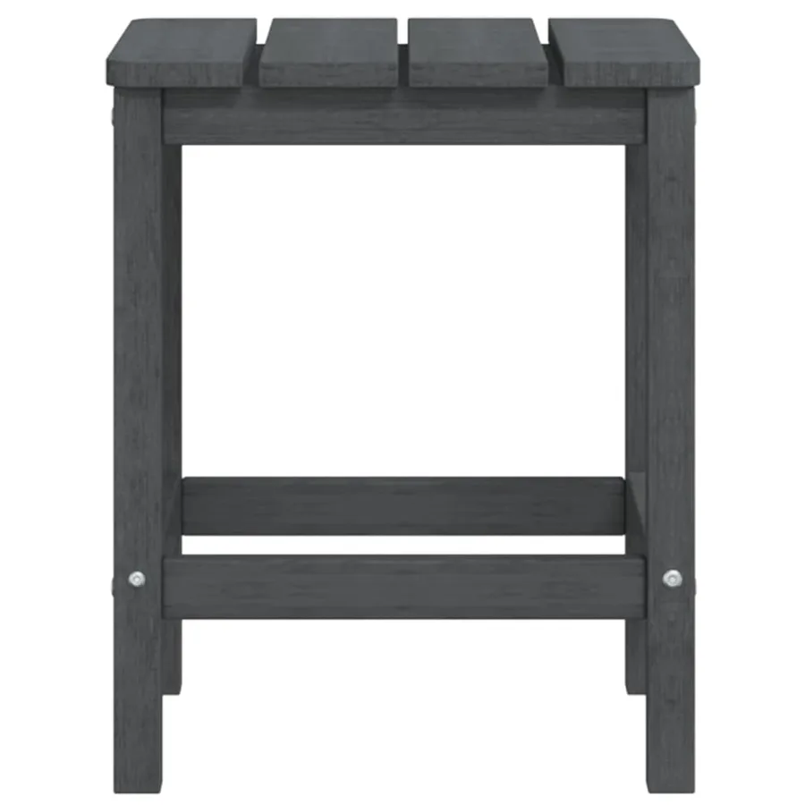 Chaises de jardin Adirondack repose-pied table PEHD Anthracite - 6
