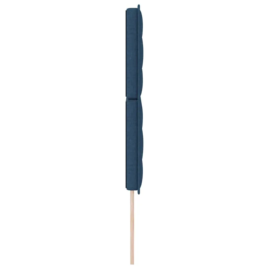 Tête de lit LED avec bandes LED Bleu 160 cm tissu - 6