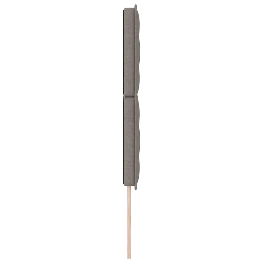Tête de lit LED avec bandes LED Taupe 144 cm tissu - 6