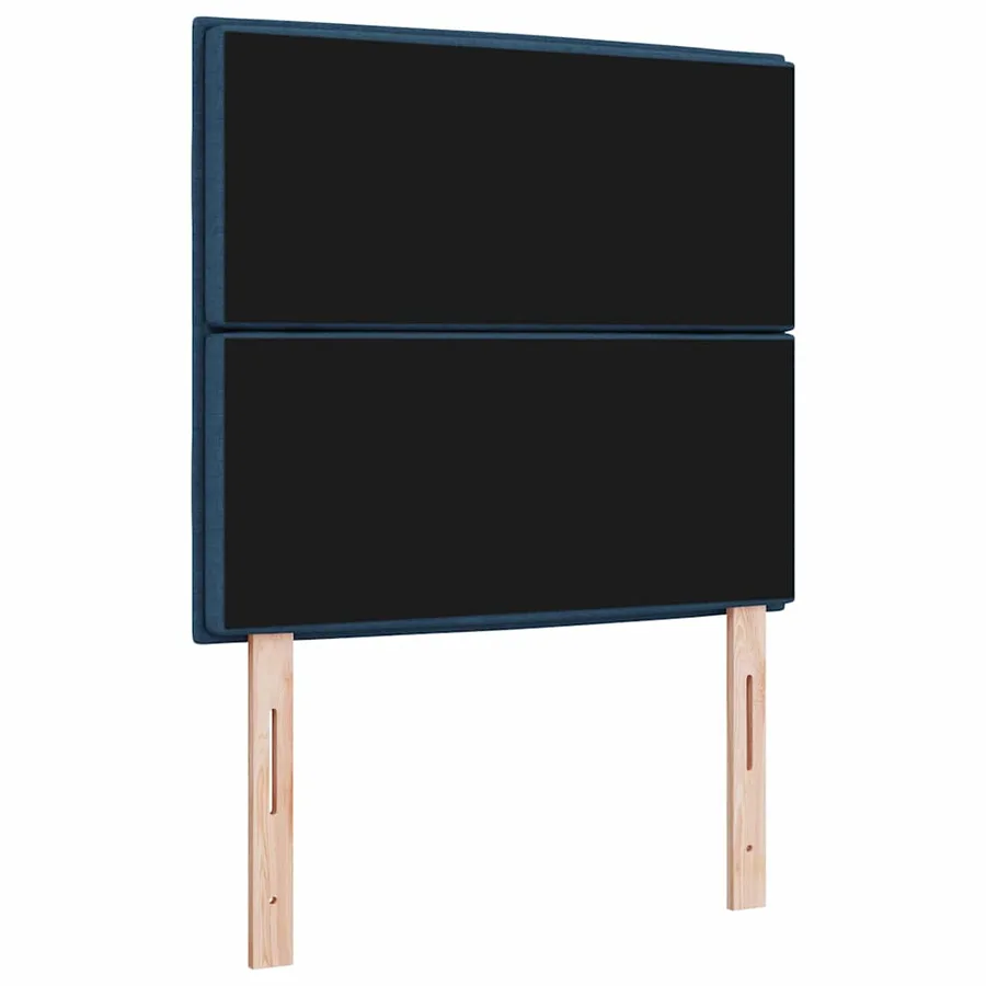 Tête de lit LED avec bandes LED Bleu 80 cm tissu - 7