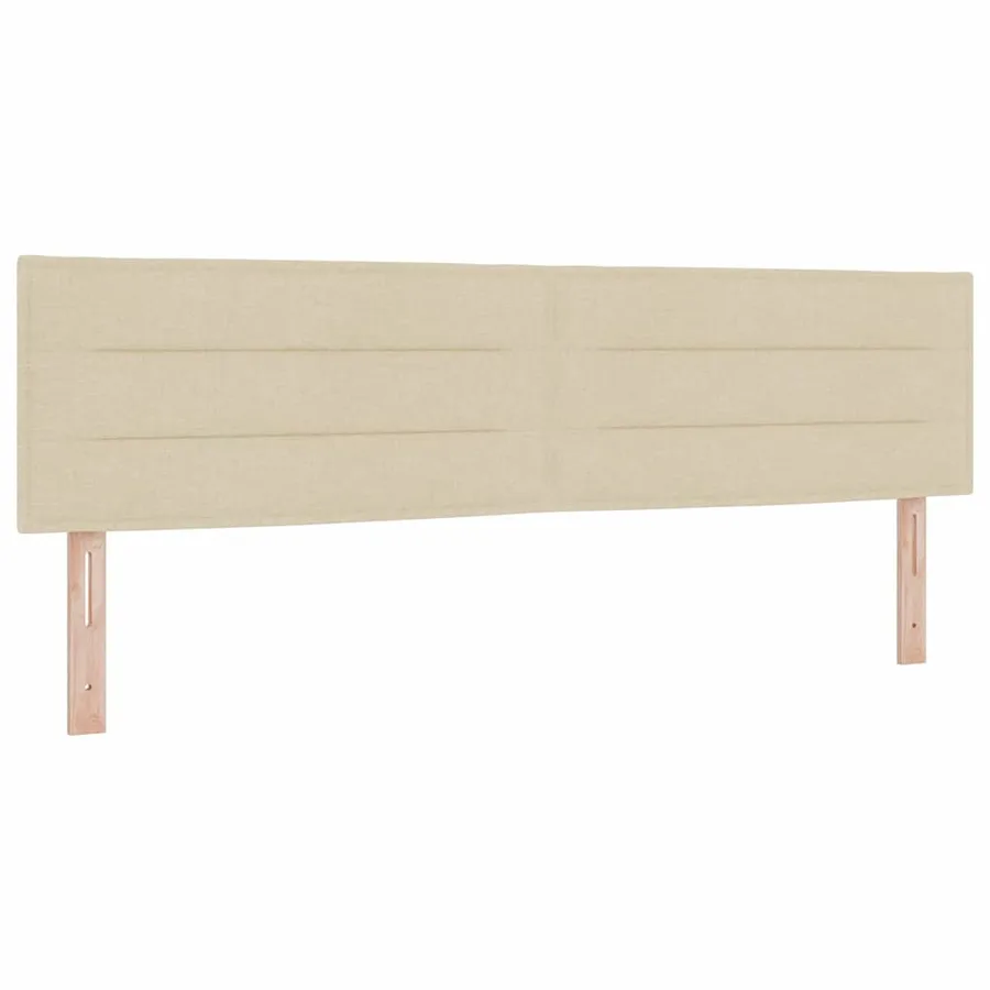 Tête de lit Crème 180 cm tissu - 2