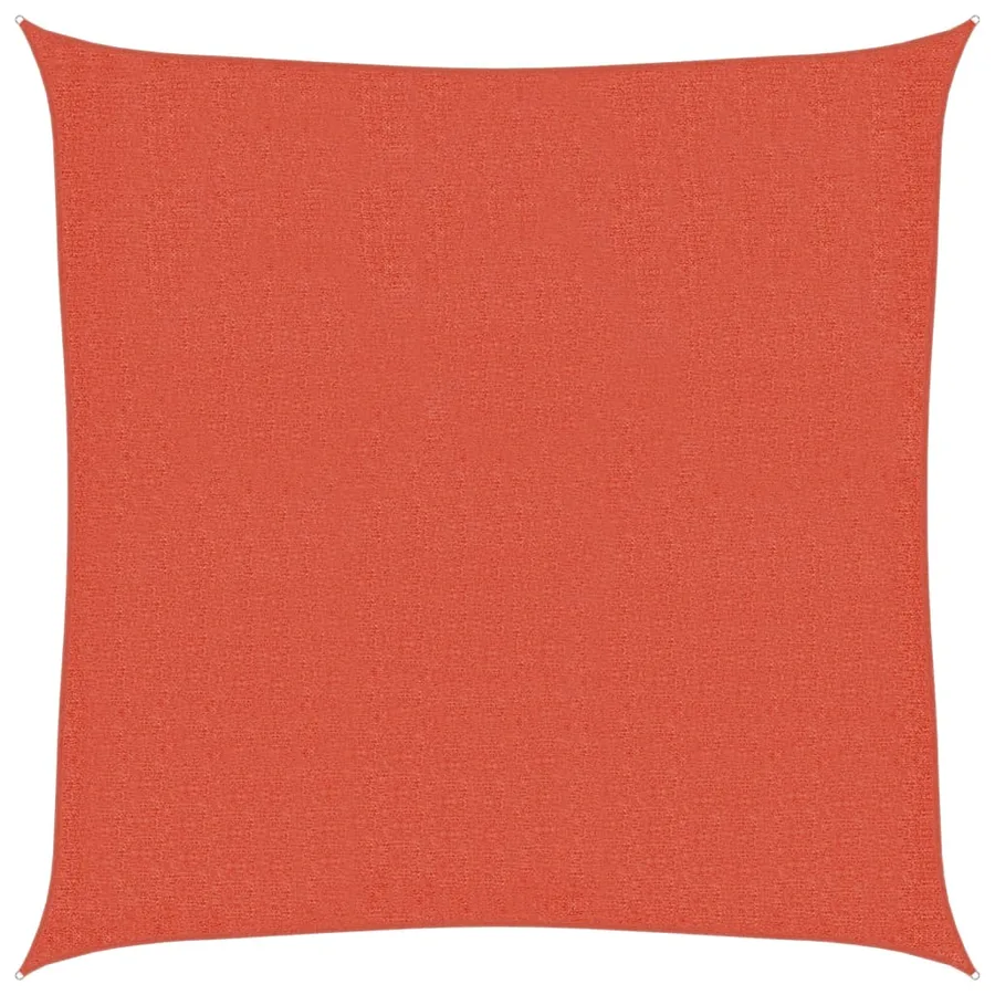 Voile d'ombrage 160 g/m² Terre cuite 2x2 m PEHD - 2