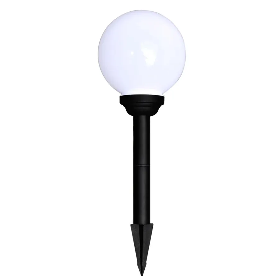 6 pcs Lampes d'allée d'extérieur à LED 20 cm et piquet au sol - 5