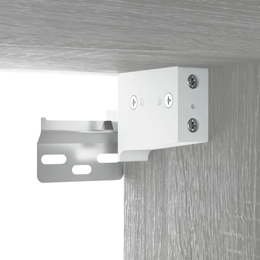 Meuble TV mural Sonoma gris Bois d'ingénierie - 8
