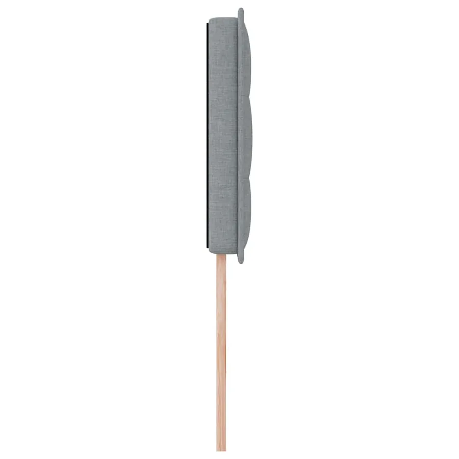 Tête de lit Gris clair 80 cm tissu - 5