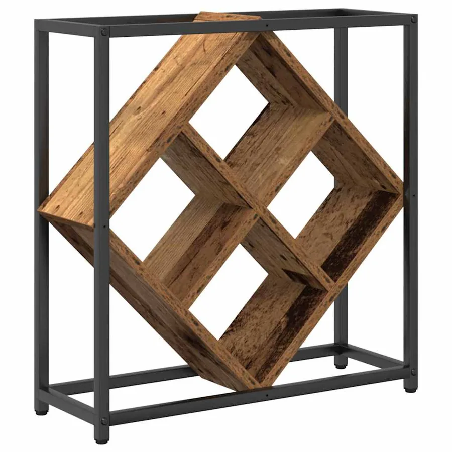 Étagère à vin Bois ancien 51 x 18 x 52,5 cm Bois d'ingénierie - 2