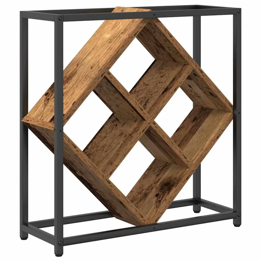 Étagère à vin Bois ancien 51 x 18 x 52,5 cm Bois d'ingénierie - 5