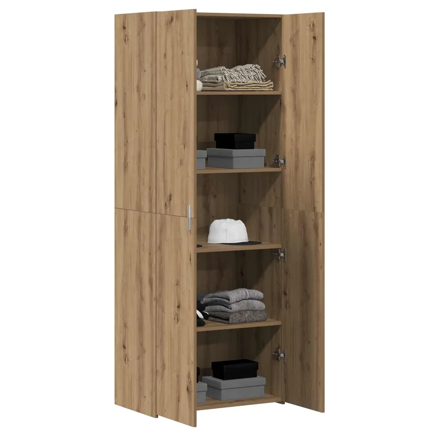 Haut Armoire Chêne artisanal 70 x 42,5 x 185 cm - 3